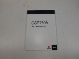 Instructieboekje Suzuki GSR 750