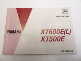 Instructieboekje Yamaha XT