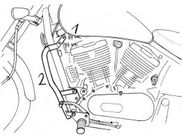 Motorschutzbugel Sturzbugel Kawasaki VN 800