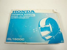 Instructieboekje Honda Goldwing GL