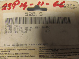 Remblokken voor Yamaha XS 750