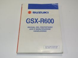 Instructieboekje Suzuki GSX R 600