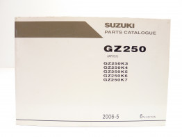 Parts book Suzuki GZ 250 Marauder