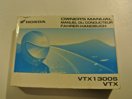 Instructieboekje Honda VTX 1300