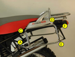 Kofferbeugel set BMW R 1150 GS Adventure