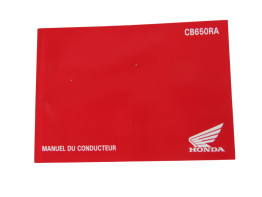 Instructieboekje Honda CB 650 R