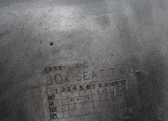 Soziusabdeckung Suzuki GSX R 1100