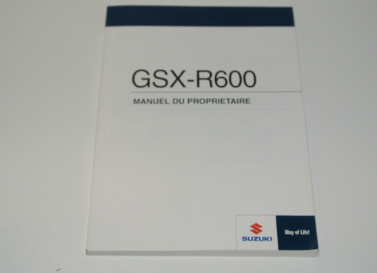 Instructieboekje Suzuki GSX R 600