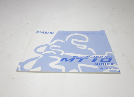 Fahrerhandbuch Yamaha MT 10