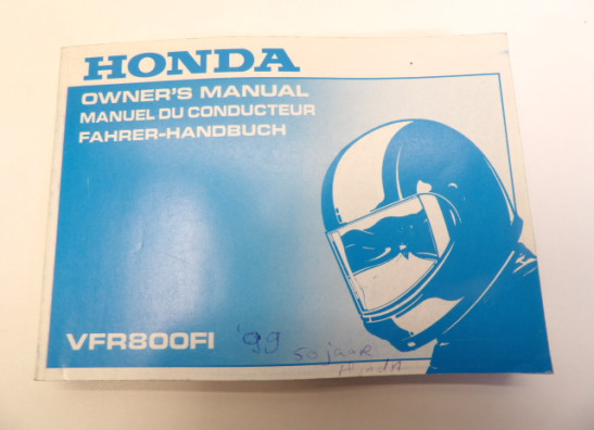 Instructieboekje Honda VFR 800 I