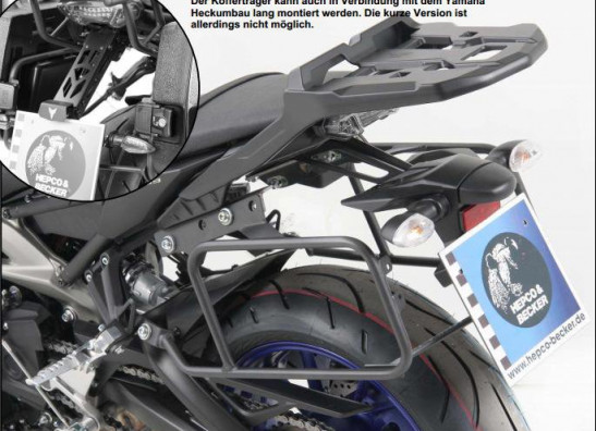 Suitcase bracket set Yamaha MT 09
