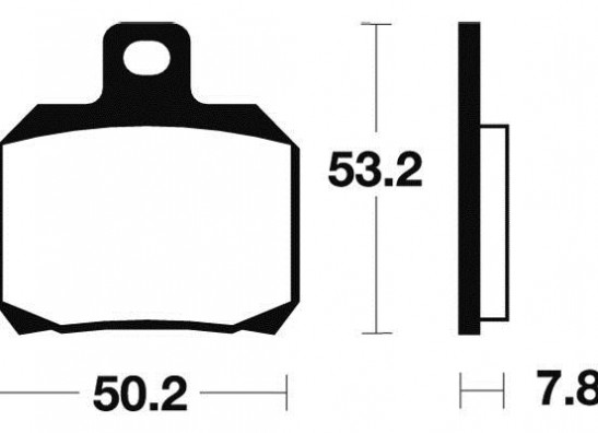 Remblokken achter Ducati 749  999
