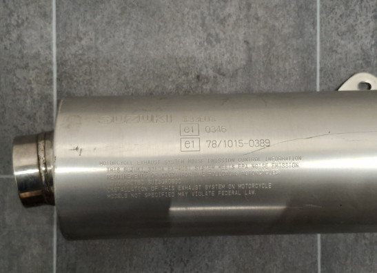 Uitlaat Suzuki GSX R 600