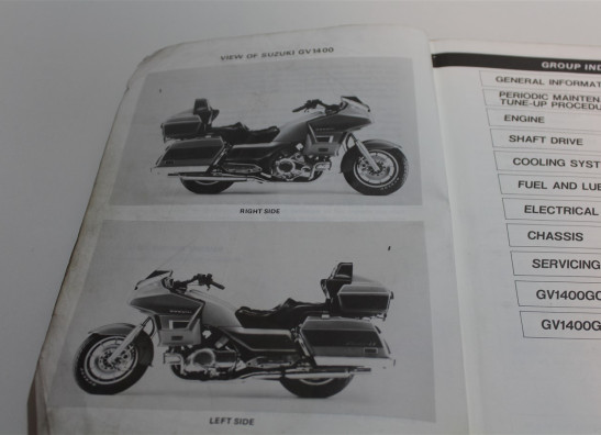 Bedienungsanleitung Suzuki Gv 1400 cavalcade