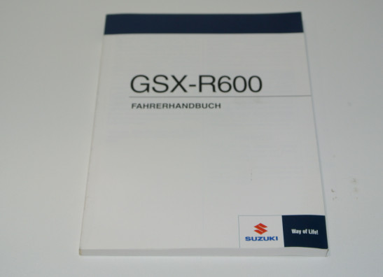 Instructieboekje Suzuki GSX R 600