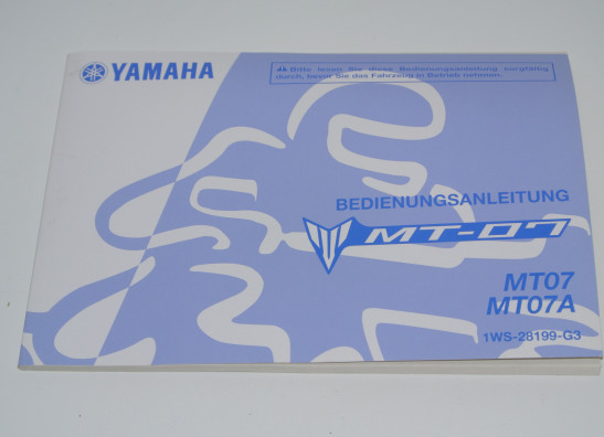 Instructieboekje Yamaha MT 07