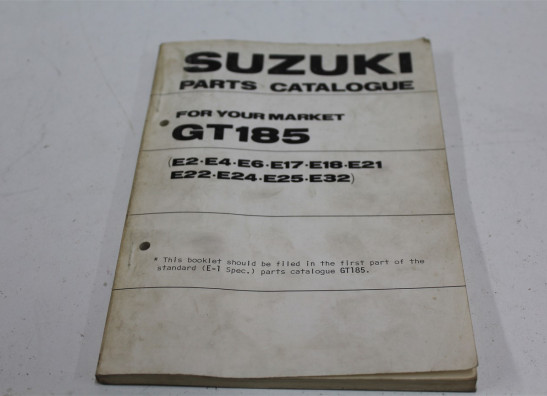 Onderdelenboek Suzuki GT 250