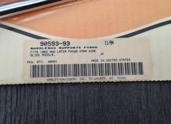 Kofferbeugel set Harley Davidson FXDWG Dyna Wide Glide