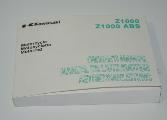 Instructieboekje Kawasaki Z 1000