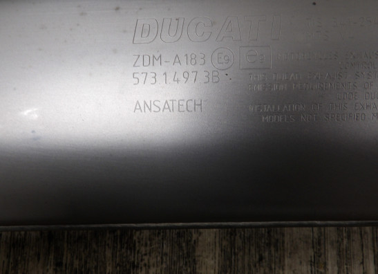 Uitlaat Ducati Multistrada V4