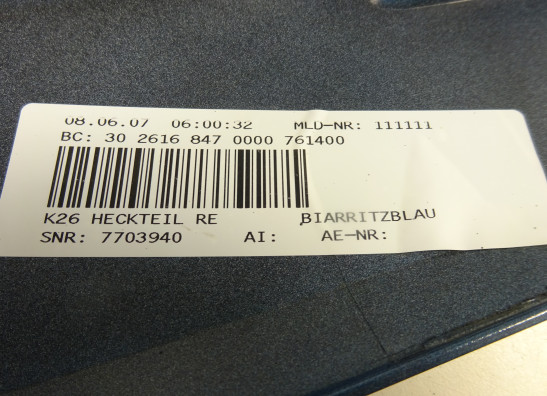 Heck rechts BMW R 1200 RT