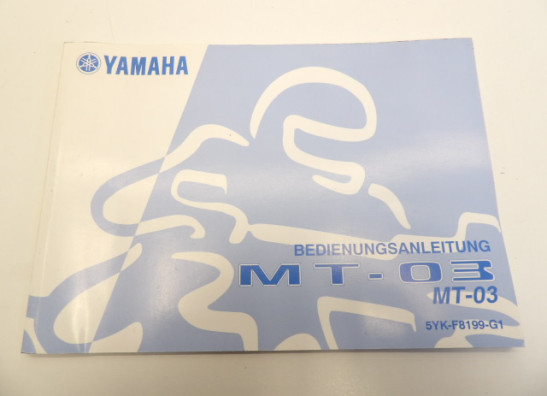 Instructieboekje Yamaha MT 03