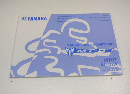 Instructieboekje Yamaha MT 07