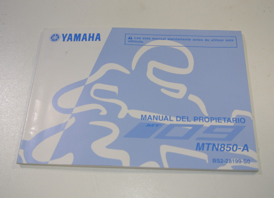 Instructieboekje Yamaha MT 09
