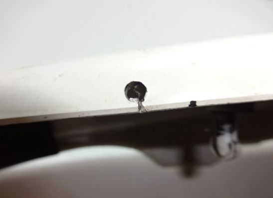 Rechter achterkant Honda CBR 400 R