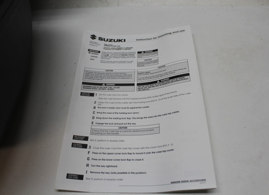 Topkoffer Suzuki DL 650 V STROM