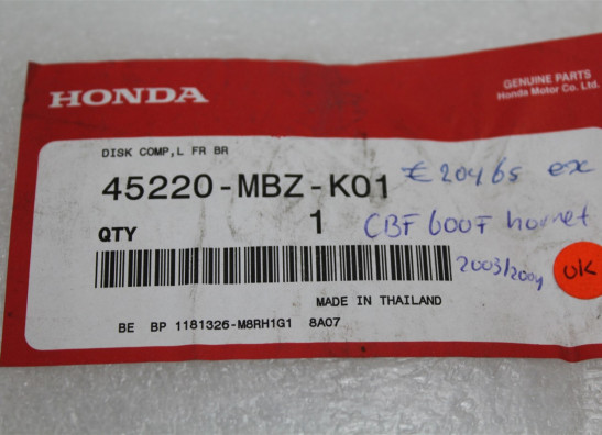 Remschijf voor Honda CB 600 F