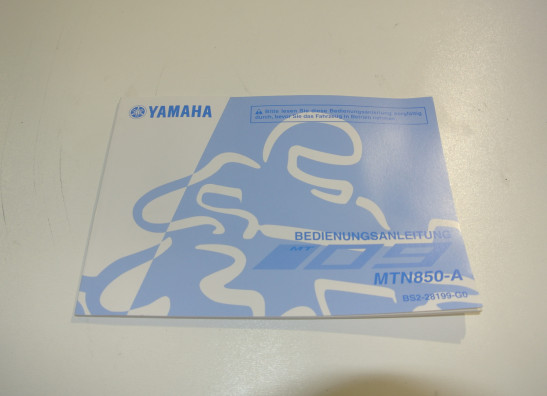 Instructieboekje Yamaha MT 09
