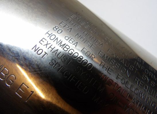 Muffler Honda VFR 800 I