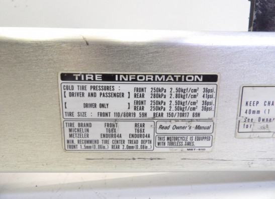 Achterbrug Honda XL 1000 V Varadero