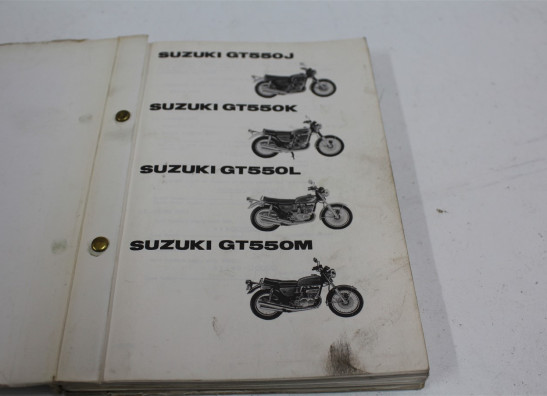 Onderdelenboek Suzuki GT 550