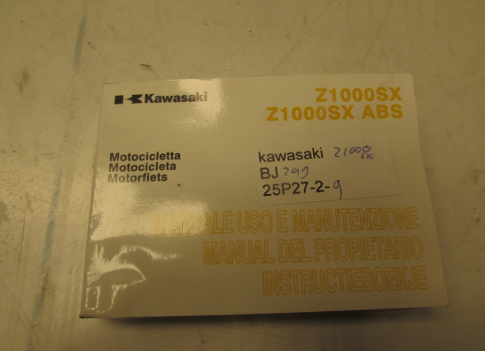 Fahrerhandbuch Kawasaki Z 1000 Sx