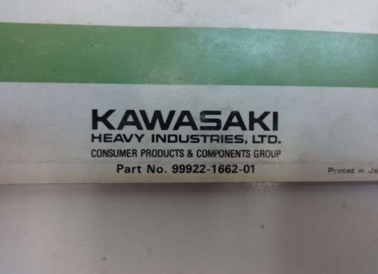 Fahrerhandbuch Kawasaki Overige Kawasaki