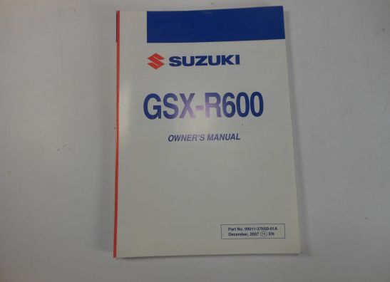 Fahrerhandbuch Suzuki GSX R 600