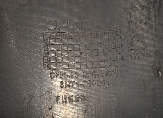 Front fender CFMoto 650 MT