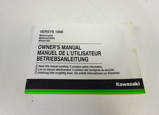 Instructieboekje Kawasaki VERSYS 1000 2015-2018