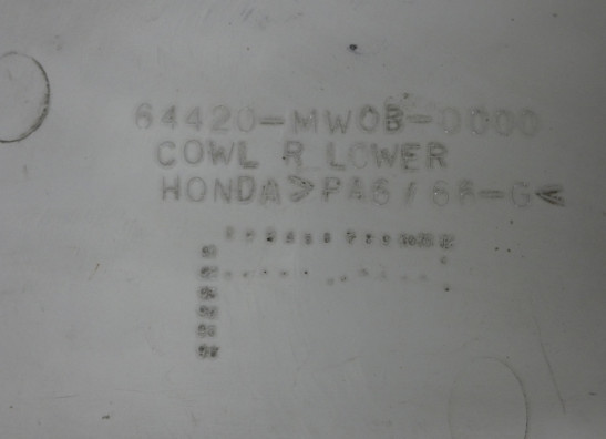 Verkleidung rechts unten Honda CBR 900 RR