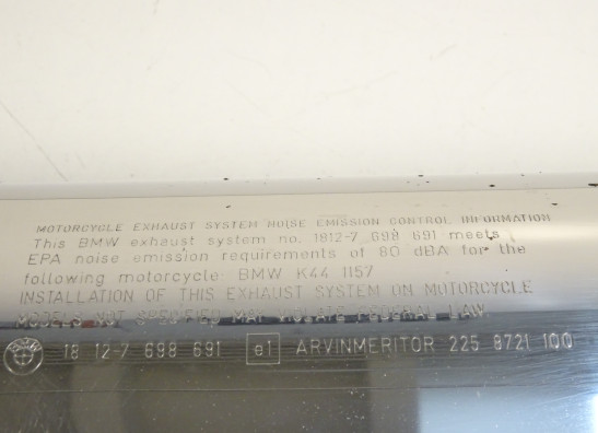 Uitlaat BMW K 1200 GT