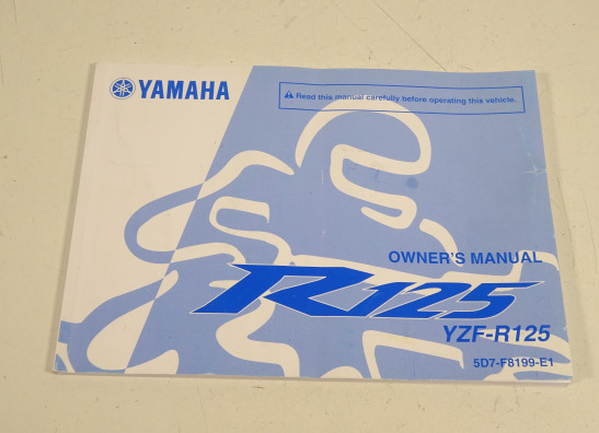 Fahrerhandbuch Yamaha YZF R 125