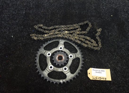 Ketting en tandwielset Suzuki SV 650
