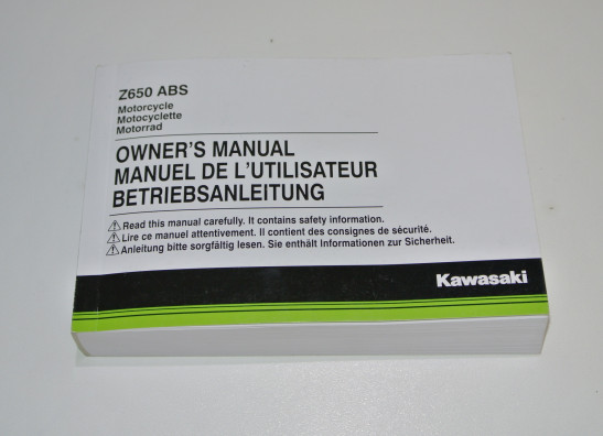 Instructieboekje Kawasaki Z 650