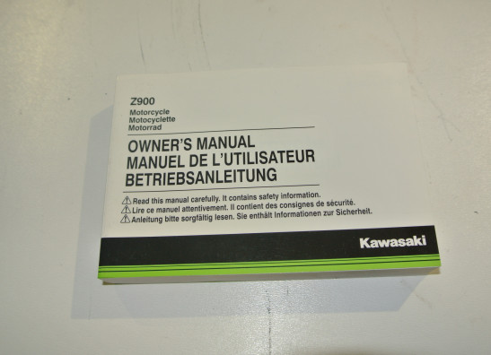Fahrerhandbuch Kawasaki Z 900