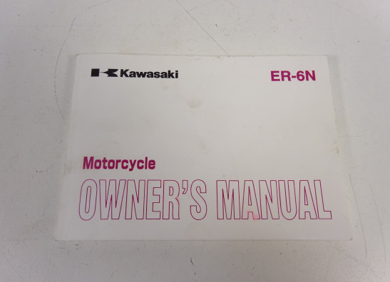 Fahrerhandbuch Kawasaki ER 6