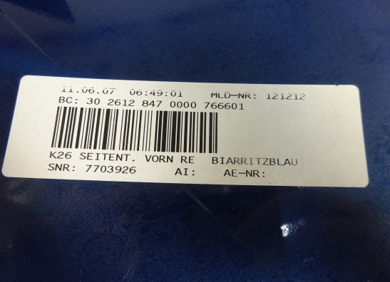 Rechter zijkuip BMW R 1200 RT