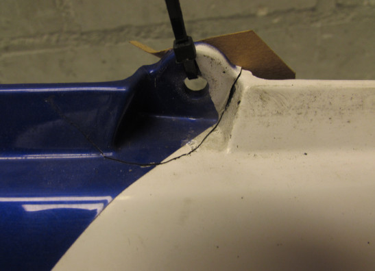 Linker achterkant Yamaha YZF 600 Thundercat