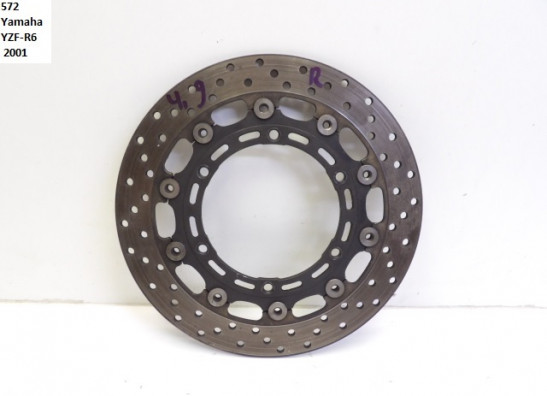 Remschijf voor rechts Yamaha YZF R6